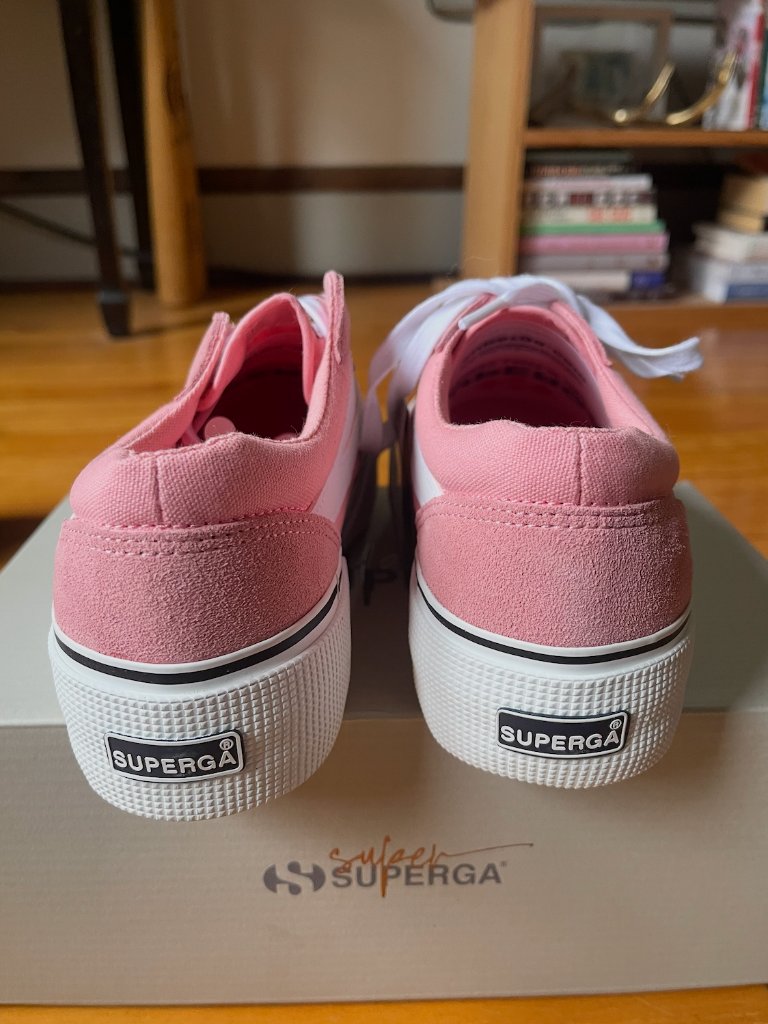 Superga Women's Pink & White Sneakers — image 5 of 6
